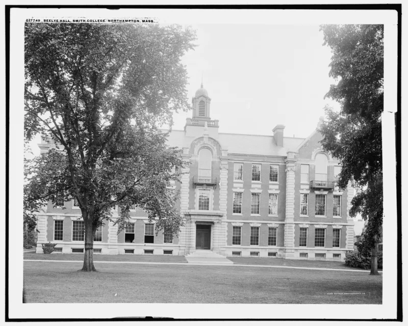 Seelye Hall, Smith College, about 1906. Steinem studied at Smith from 1952 to 1956.