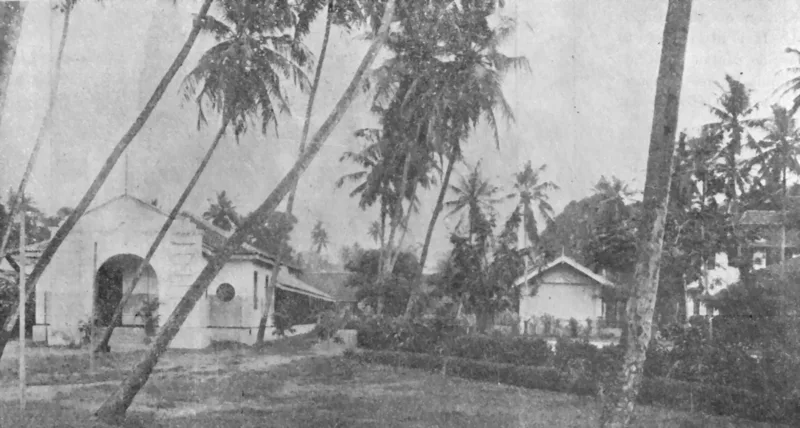 Ananda College, Colombo, about 1920. Gora taught botany there in 1927–28.