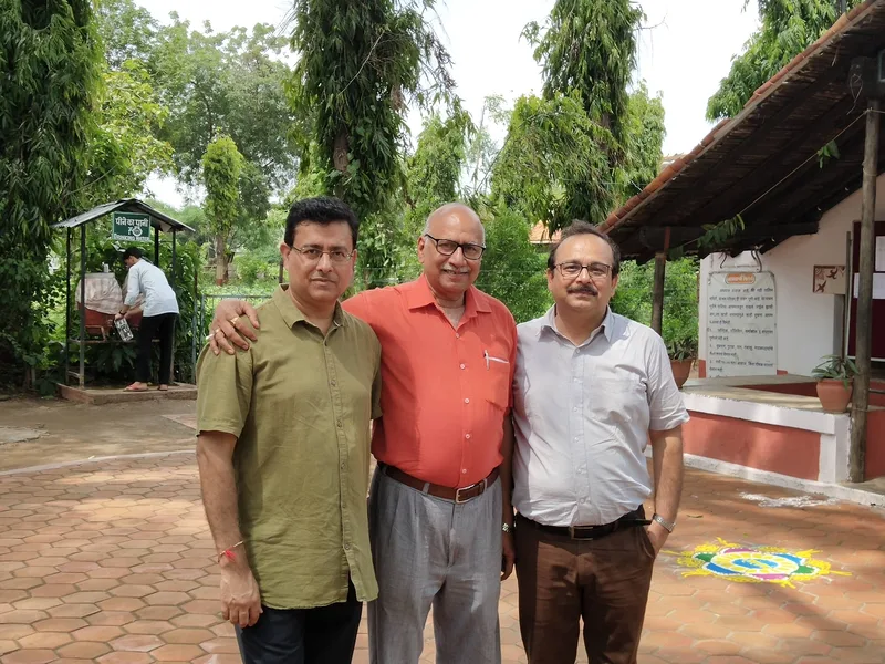 A second view of Sevagram ashram. Gora's family and co-workers came to stay there in batches in 1945.