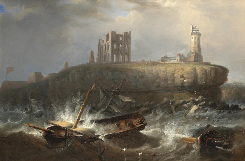 Off Tynemouth, by J. W. Carmichael, 1840s.