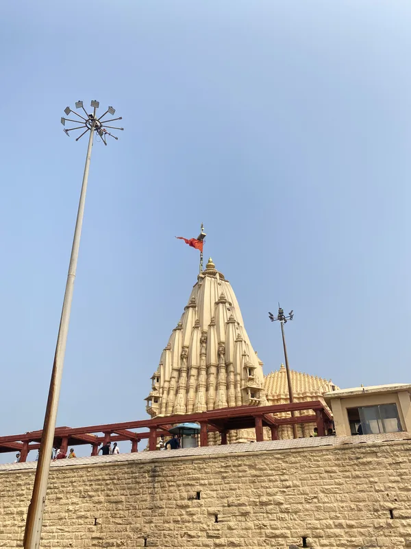 The rebuilt Somnath temple, which Prasad inaugurated in 1951 against Nehru's advice.