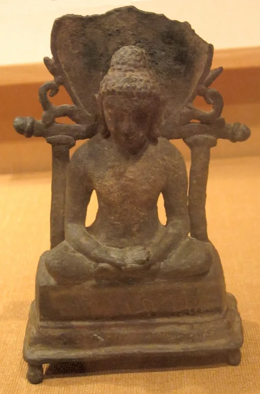 Jain bronze sculpture from Akota in Gujarat, seventh century. The Jains were the first to answer Jayarāśi, and they kept his book.