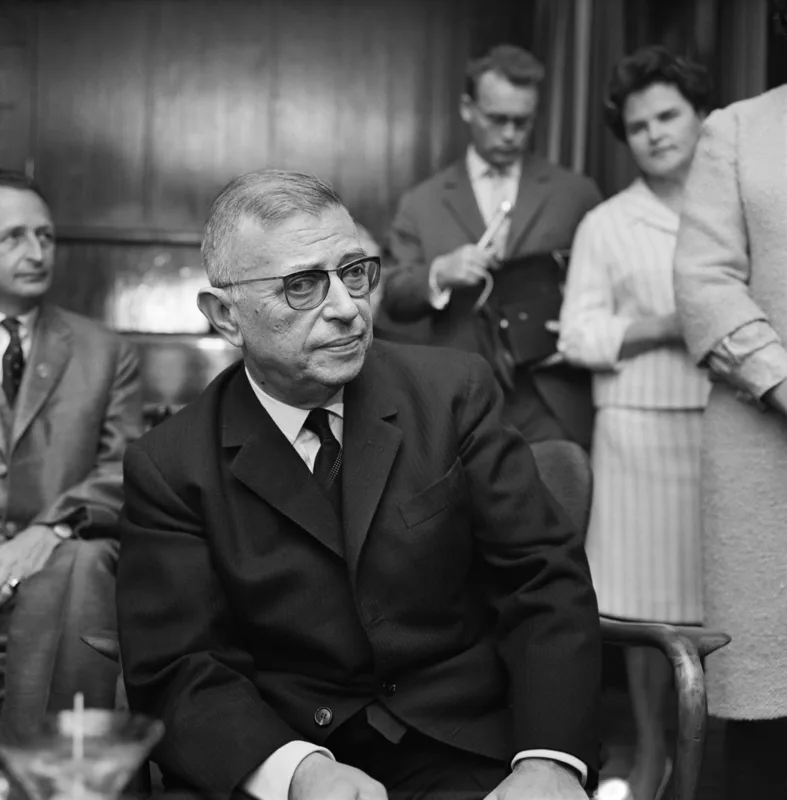 Sartre in Helsinki in July 1965.