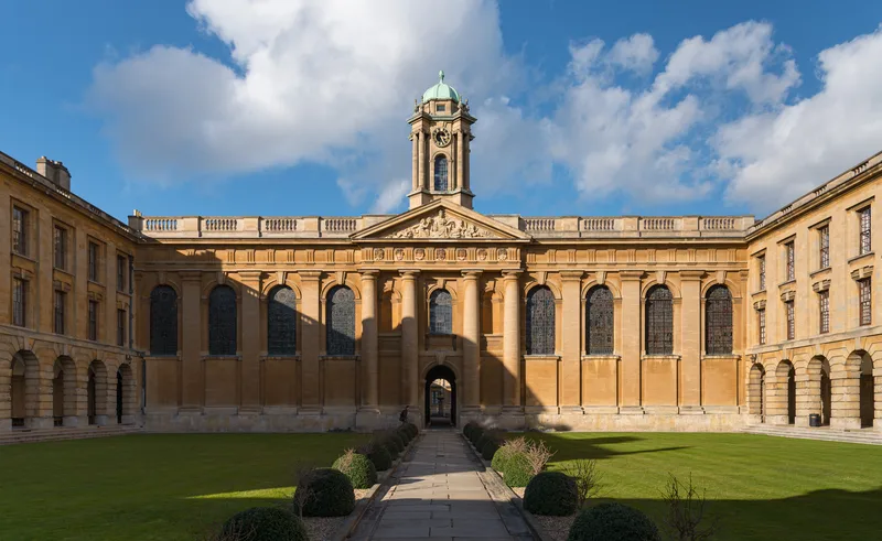 The Queen's College, Oxford, where Bentham was entered in 1760.