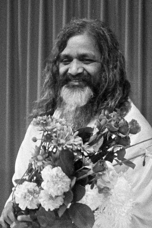 Maharishi Mahesh Yogi in Amsterdam in 1967.