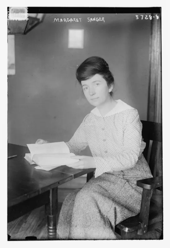 Margaret Sanger in 1916, her mother's ally in the birth-control campaign and a guest at the Hepburns' teas.