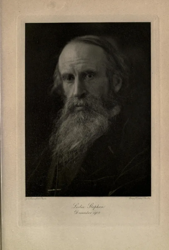 Leslie Stephen in December 1902, a plate from Maitland's Life and Letters (1906).