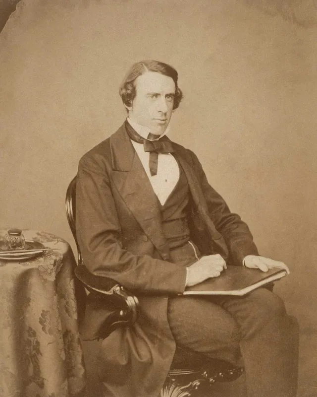 Leslie Stephen as a fellow of Trinity Hall, Cambridge, about 1860.