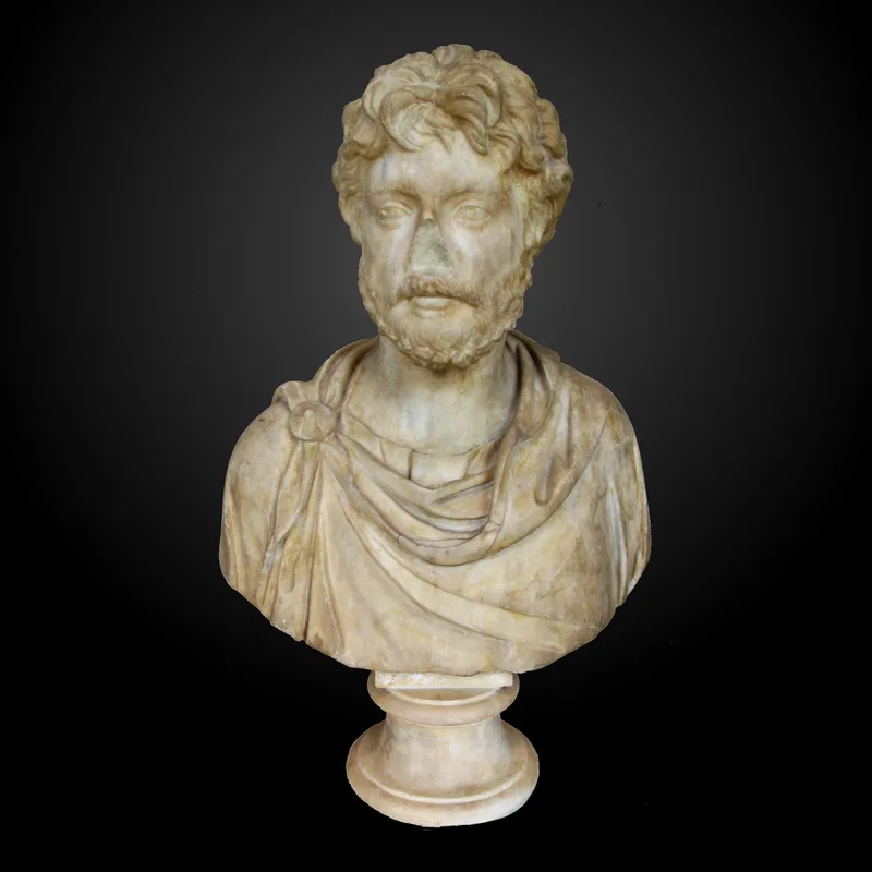 Lucius Verus, co-emperor with Marcus Aurelius, at whose court in Antioch Lucian worked in the early 160s.