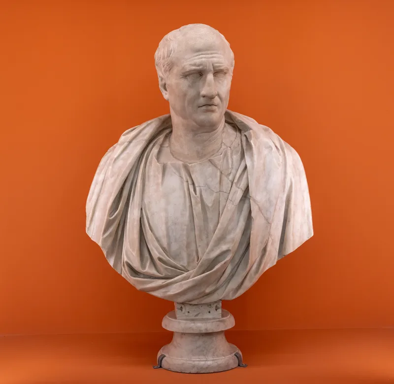 Cicero, in a Roman bust in the Capitoline Museums.