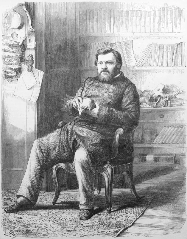 Carl Vogt, from the Gartenlaube in 1867.