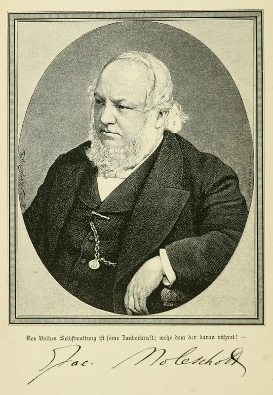 Jacob Moleschott, whose Circle of Life gave him the idea.