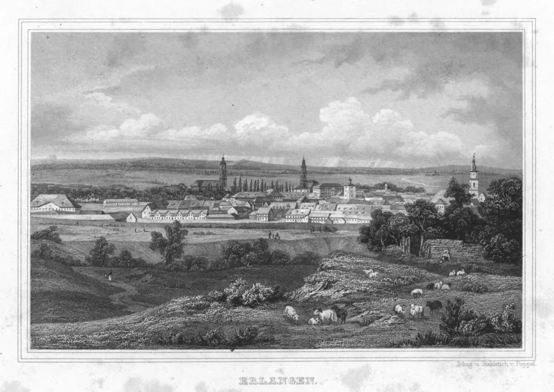 Erlangen, where he lectured from 1829 until his career was closed to him.