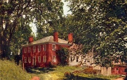 Burbank's birthplace at Lancaster, Massachusetts, a plate of 1914.