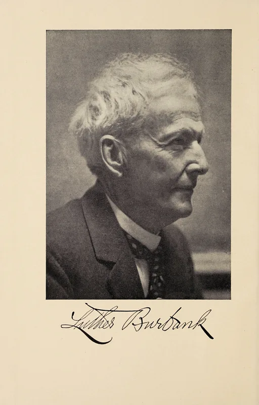 Luther Burbank, the frontispiece of The Harvest of the Years (1927).