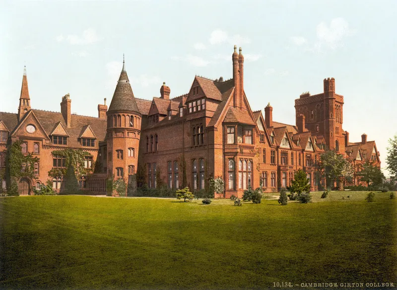 Girton College, Cambridge, in the 1890s. Knight studied there and graduated in 1926.