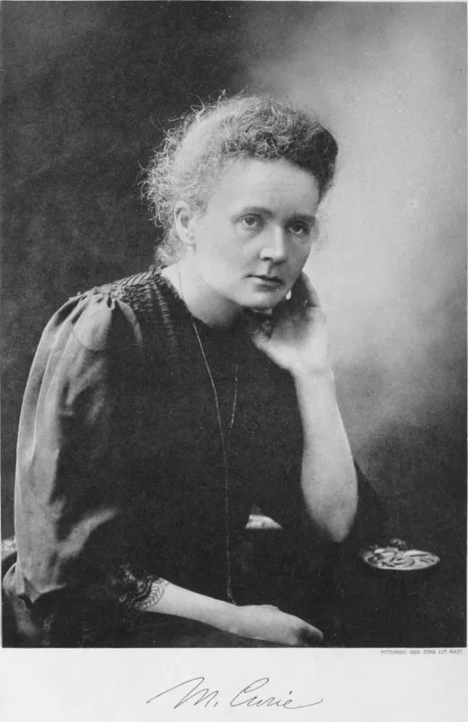 Marie Curie's Nobel portrait of 1911, the year of her second prize.