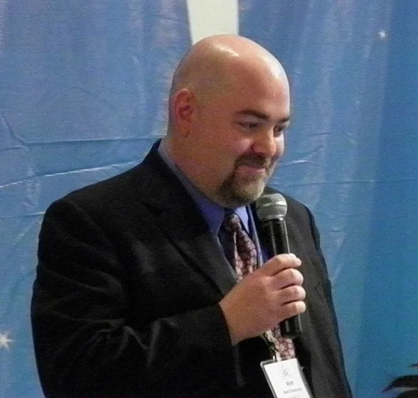 Matt Dillahunty in 2011, when he was president of the Atheist Community of Austin. Photograph by Mike Sheridan.