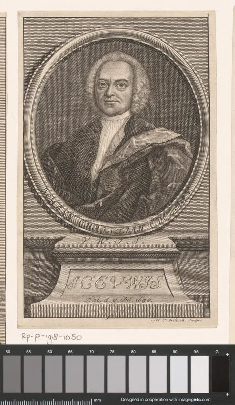 Johann Christian Edelmann, who defended him in 1740.