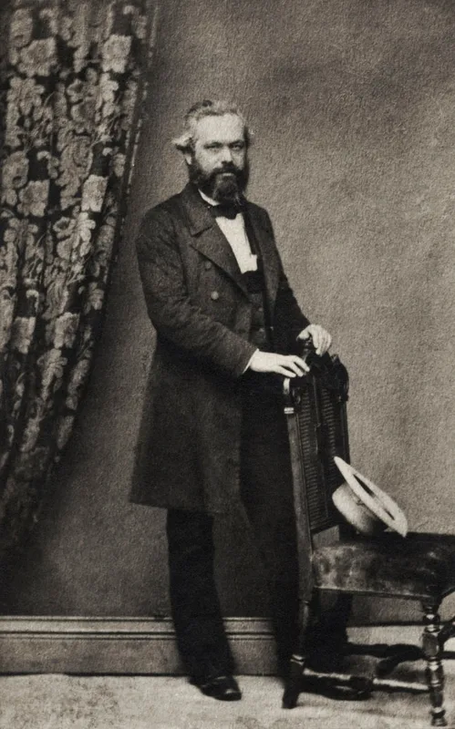 Karl Marx in 1861.