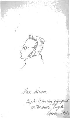 Portrait of Max Stirner