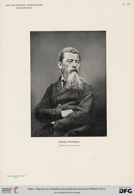 Ludwig Feuerbach, whom the book attacked as the last of the pious.