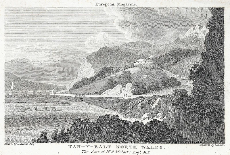 Tan-yr-allt, near Tremadoc in north Wales, where he finished Queen Mab.