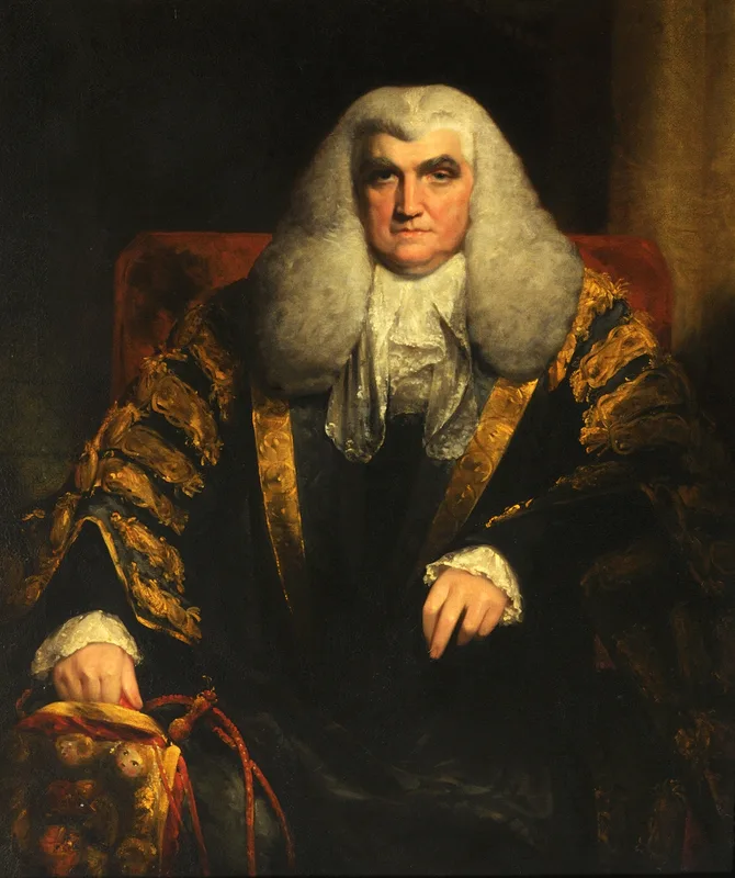 John Scott, Lord Eldon, the Lord Chancellor who decided Westbrook v. Shelley.