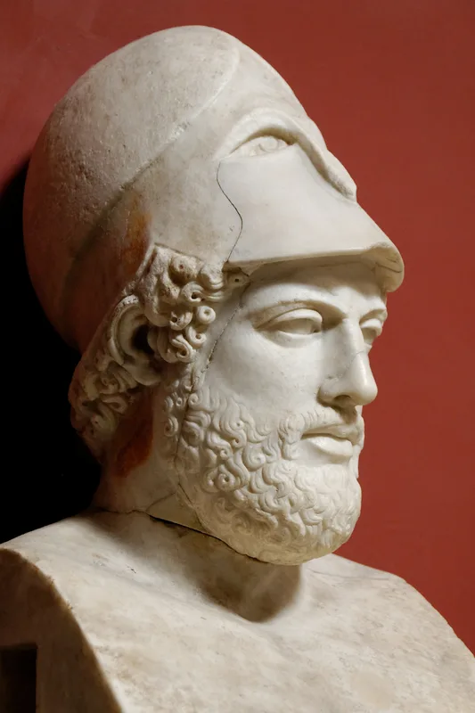 Pericles, in a Roman copy of a Greek bust.