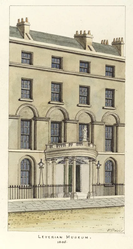 The building on Blackfriars Road in 1805, when it housed the Leverian Museum; Carlile opened it as the Rotunda in 1830.