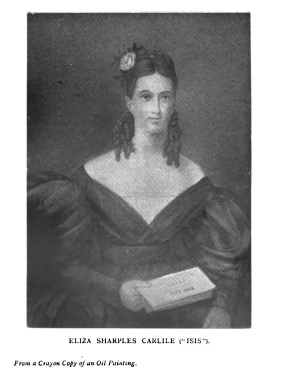 Eliza Sharples Carlile, the "Lady of the Rotunda," from The Battle of the Press (1899).
