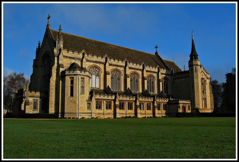 The chapel of Oundle School, where Dawkins gave up first the Church and then the creator.
