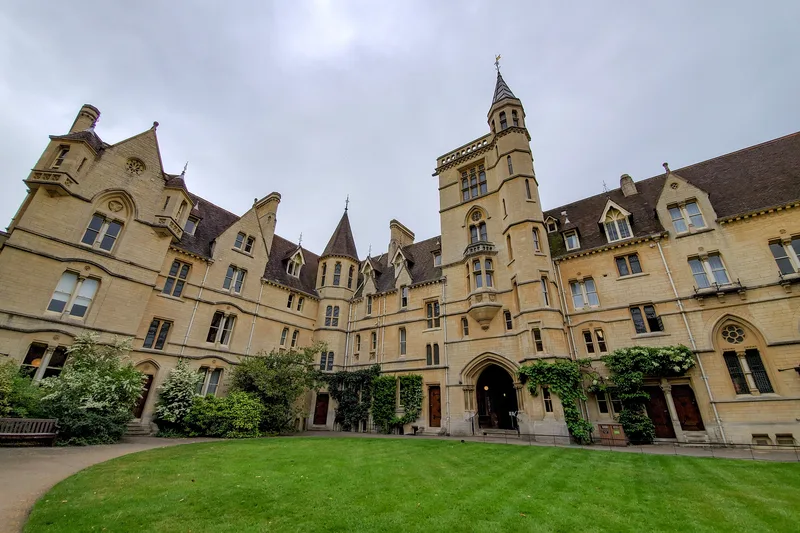 The front quadrangle of Balliol College, Oxford, where Dawkins read zoology from 1959.