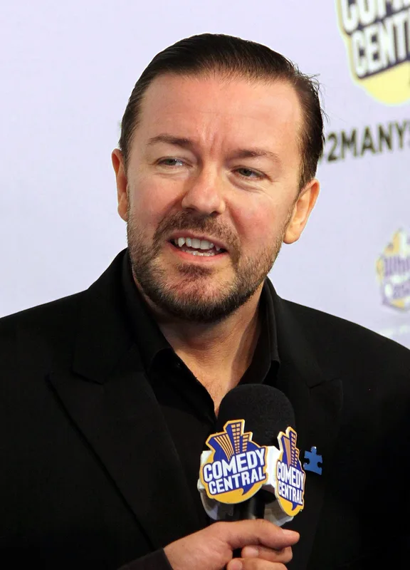 Ricky Gervais at Comedy Central's Night of Too Many Stars, 2010.