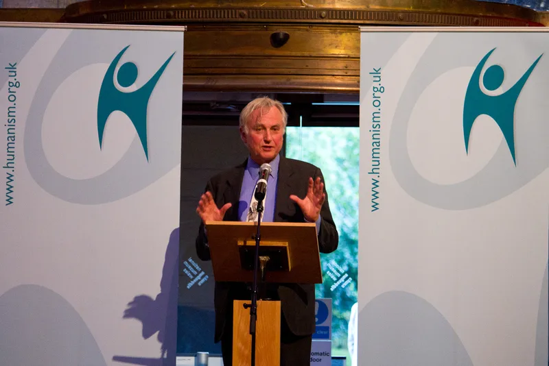 Richard Dawkins, who interviewed Gervais in 2012 and gave him the Richard Dawkins Award in 2019.