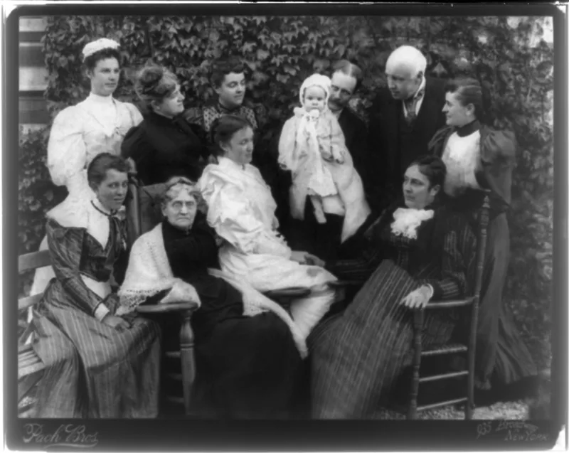 Ingersoll with his family at Walston, his country house at Dobbs Ferry on the Hudson, photographed by Pach Brothers in 1892.