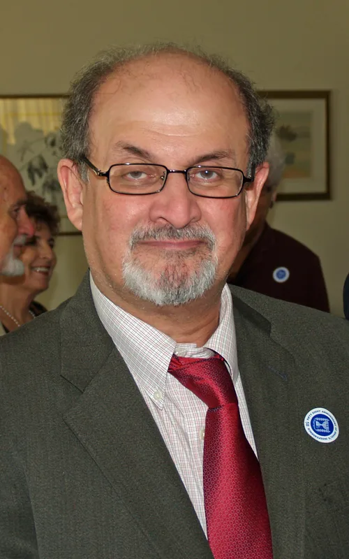 Salman Rushdie in New York, 2008.