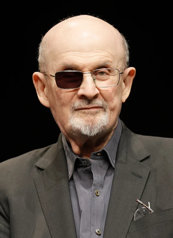 Salman Rushdie in Berlin at the launch of Knife, May 2024.