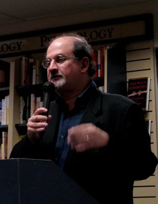 Portrait of Salman Rushdie