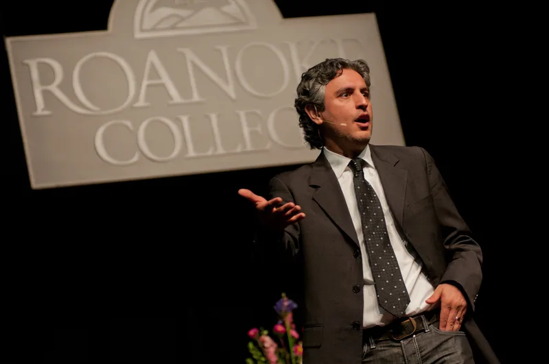 Reza Aslan in 2012, one of Harris's critics on Islam.