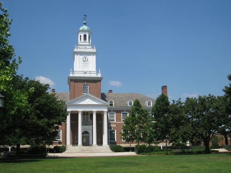 Gilman Hall, Johns Hopkins University, Baltimore, where Carroll has held a chair in physics and philosophy since 2022.