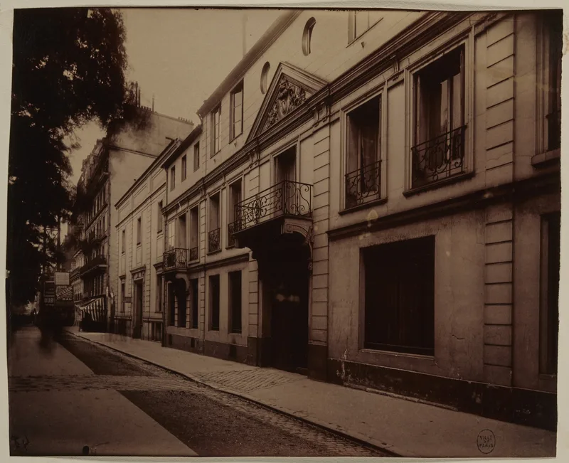 The boulevard du Montparnasse in Paris, photographed by Eugène Atget in 1904. Beauvoir was born on the boulevard in 1908.