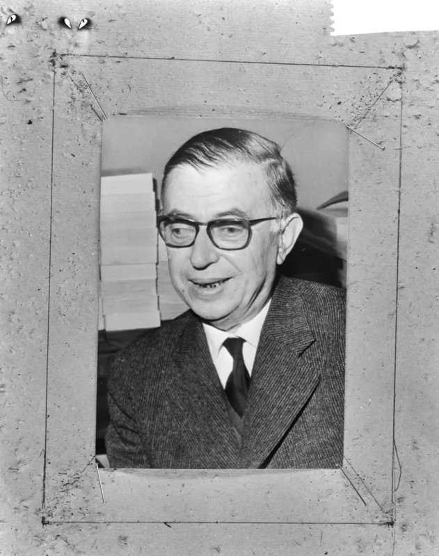 Jean-Paul Sartre in 1965, Beauvoir's companion for fifty years.