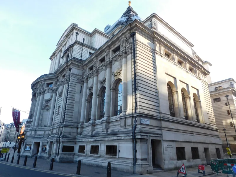 Methodist Central Hall, Westminster, where the Intelligence Squared debate on the Catholic Church was held in October 2009.