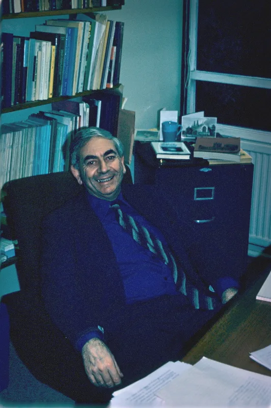 Dennis Sciama, Hawking's Cambridge supervisor, who was with the Hawkings in Rome in 1981, photographed that year.