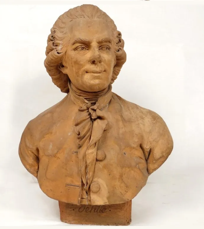 Jacques Delille, terracotta bust.