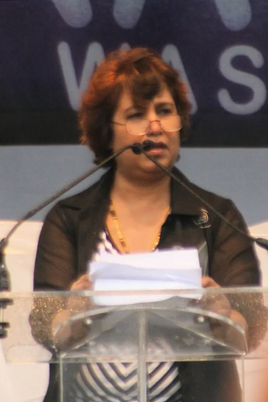 Taslima Nasrin at the Reason Rally in Washington, March 2012.