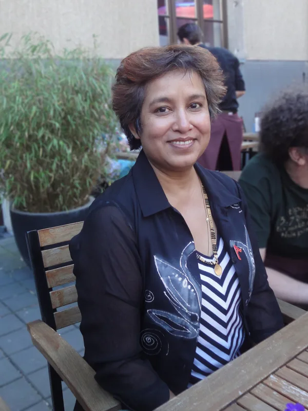 Taslima Nasrin, photographed by Vera de Kok.