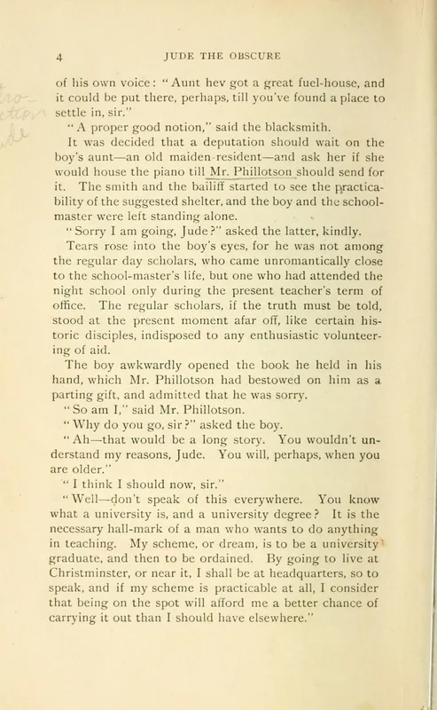 The title page of Jude the Obscure (New York, 1896).