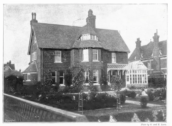 Hodeslea, Huxley's house at Eastbourne, from the Illustrated London News, July 1895.
